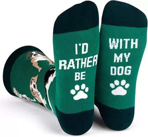 Lavley Funny Socks for Men – Great Father's Day Gift for Dad from Kids or Wife – Novelty Gift for Him – One Size Fits Most