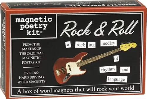 Magnetic Poetry - Rock & Roll Kit - Words for Refrigerator - Write Poems and Letters on the Fridge - Made in the USA
