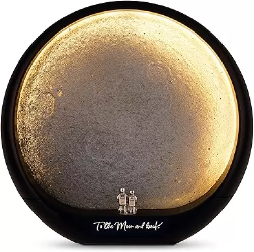 mamre Moon Décor Lamp Anniversary Dating Valentine’s Day Gift Ideas Astronomy Artwork, to The Moon and Back