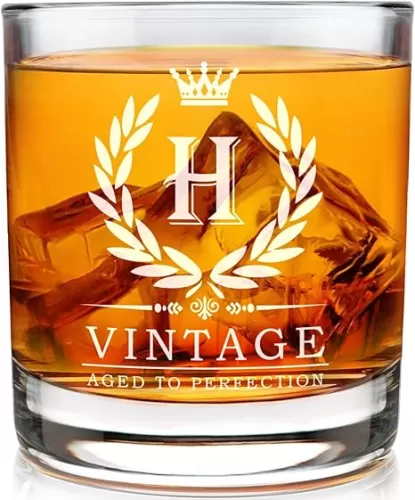Old Fashioned Glasses Birthday Gifts for Men 11oz Personalized Whiskey Glass Engraved Monogram Drinking Glass for Man Custom Bourbon Gift For Dad Who Have Everything