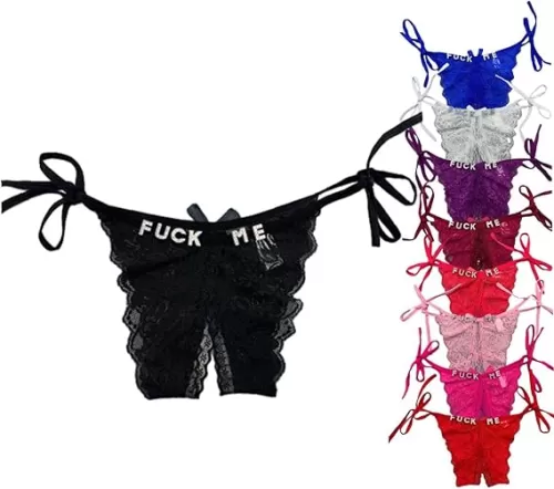 Personalized Thongs with Names Custom Sexy Lace Thong Rhinestone Letters Name Thongs for Women Custom G-String Panties