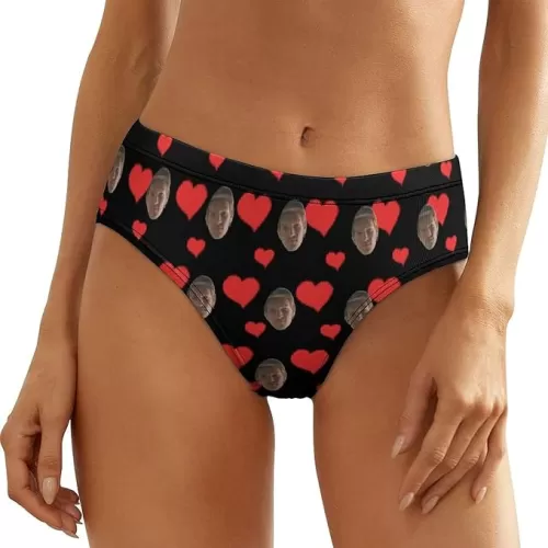 Personalized Underwear for Women, Custom Personalized Thong, Custom Underwear Thongs Panty, Women Custom Panties, Custom