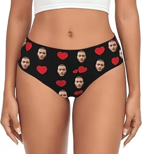 Personalized Underwear for Women, Custom Thong, Custom Plus Size Lingerie for Curvy Women