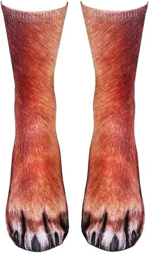 Stocking Stuffers for Men Kids Teens Boys Women Novelty Animal Paw Socks Christmas White Elephant Gifts