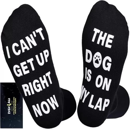 ZXGXLAW Birthday Gifts for Cat Dog Dad Cat Dog Mom, Funny Socks for Men Women Christmas Ideas, Crazy Gifts for Animal Lovers