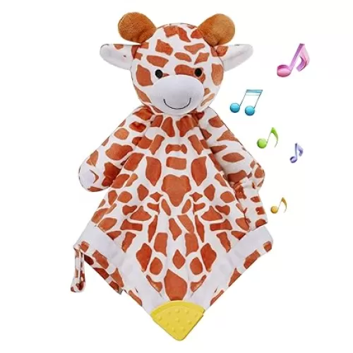 BEREST Baby Sound Sleep Soother, White Noise and Lullaby Heartbeat Infant Sleeping Aid with Cry Sensor at Nap Time Routine, Awesome Boys & Girls Gift Portable Plush Toddler Snuggle Toy