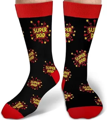 Birthday Gifts for Dad, Fathers Day Dad Gifts from Daughter Son Kids Wife, Funny Socks Christmas Gifts, Stocking Stuffers