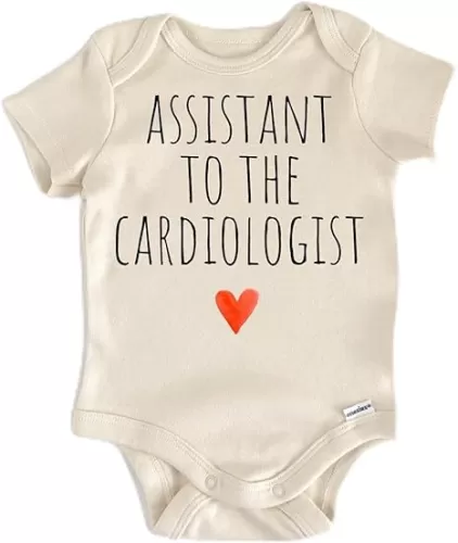 Cardiologist Doctor Heart - Baby Boy Girl Clothes Infant Bodysuit Funny Cute Newborn
