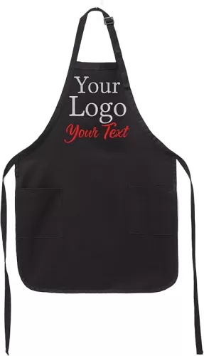 Custom Embroidery Apron, Embroidered Apron for Men & Women, Add Your Name Logo Design, Small Business, Personalized Workwear