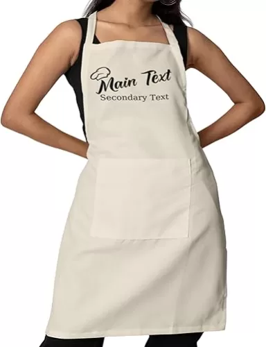 Custom Name Embroidered Apron, Personalized Chef Cooking Apron For Men and Women Youth Toddler, Kitchen Apron