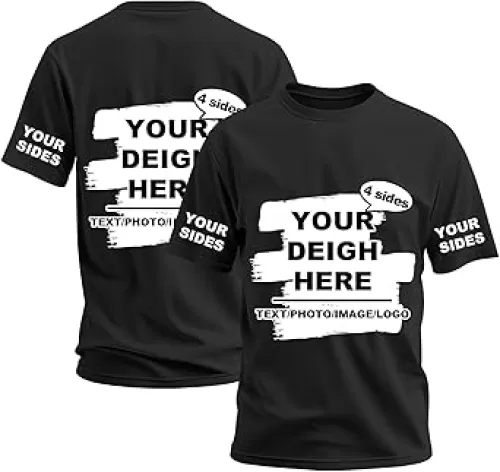 Custom T Shirts, Design Your Own Customized t Shirts Personalized Photo Text Logo Shirt