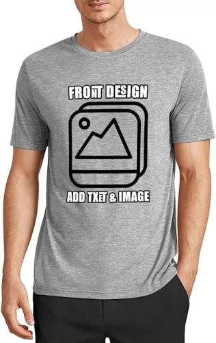 Custom T Shirts for Men Women Gifts Design Your Own Customized Shirt with Photo Text Unisex Cotton Personalized T Shirt