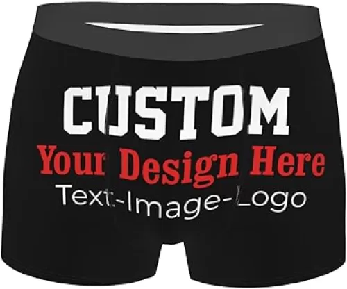 Custom Underwear Custom Boxers With Face for Boyfriend Personalized Boxers for Men Customized Gifts for Men Size S-2XL