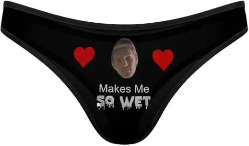 Custom Underwear for Women Men with Face Funny Gifts for Her Him
