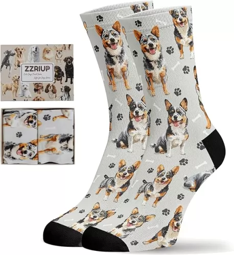 Dogs Socks for Women & Men, Novelty Gifts for Dog Lovers