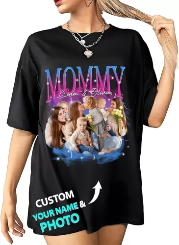 Family Custom Shirt Custom Bootleg Rap Tee Shirt Family Custom Photo Shirt Custom Face Vintage Gift Idea