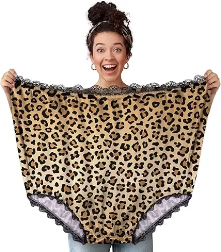 FreeNFond Granny Panties Funny Gag Gifts for Adult Women Men Wedding Party Bride Big Mama Undies Prank Giant Mormon Underwear
