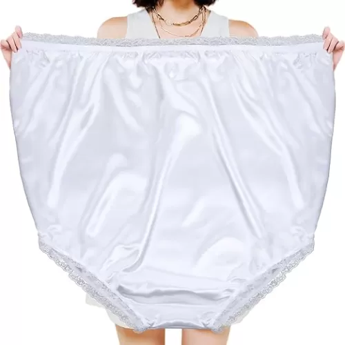 Geyoga Granny Panties Big Funny Gag Gift Plus Size Mama Undies Prank Grandma Underwear for Women Wedding Bride Bachelorette