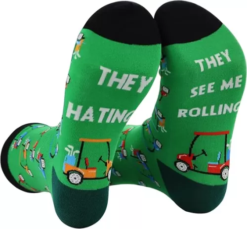 Golf Gifts for Men and Women, Stitch Novelty Funny Socks for Dad Him Husband Father