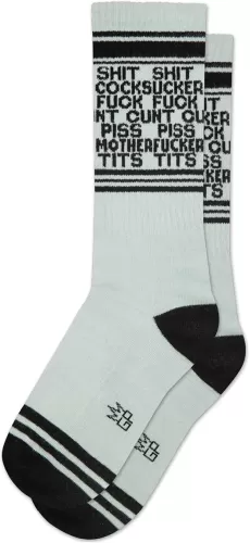 Gumball Poodle Funny Novelty Gift Socks for Men, Women and Teens, Cool Crew Socks (Made in the USA)