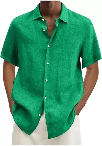 Hawaiian Shirt for Men Button Down Short Sleeve Shirt Boho Floral Casual Summer Beach Tropical Vacation T-Shirts