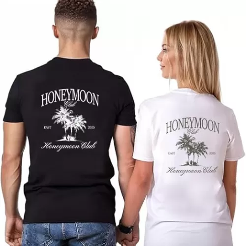 Honeymoon Shirts for Couples Matching Hawaiian Shirts Matchable Couple Hawaii Summer Vacation Gift Vintage Outfits