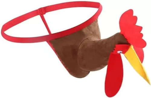 Men’s Face Underwear Mankini Rooster Gift Gift G-String Sexy Thong Men