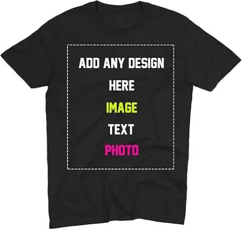 Personalized Custom T Shirt Design Your Own Faces Shirts，Customized Rap Graphic Tshirt Gifts for Girlfriend and Boyfriend
