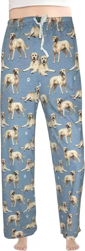 Pet Lover Pajama Pants – New Cotton Blend - All Season - Comfort Fit Lounge Pants for Women and Men - 27 Breeds Available