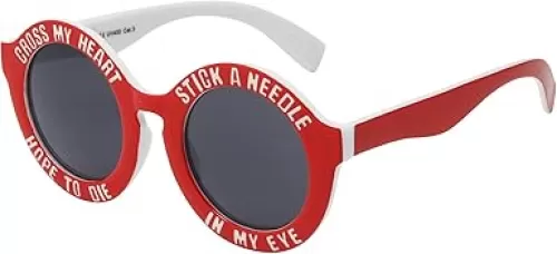 ASVP Shop Cross My Heart & Hope To Die Stick a Needle in My Eye Sunglasses