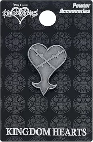 Disney Kingdom Hearts Pewter Lapel Pin: Heartless Multi-colored, 1"