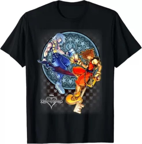 Disney Kingdom Hearts Sora & Riku Chain Of Memories T-Shirt
