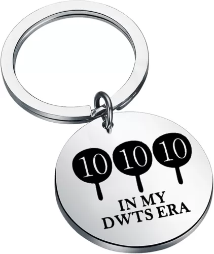 FAADBUK DWTS Reality Show Inspired Gift DWTS Fan Gift DWTS Lover Gift In My DWTS Era Keychain
