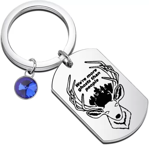 FAADBUK RDR2 Video Game Inspired Gift Video Game Lover Gift Morgan Quotes Keychain for Gamer