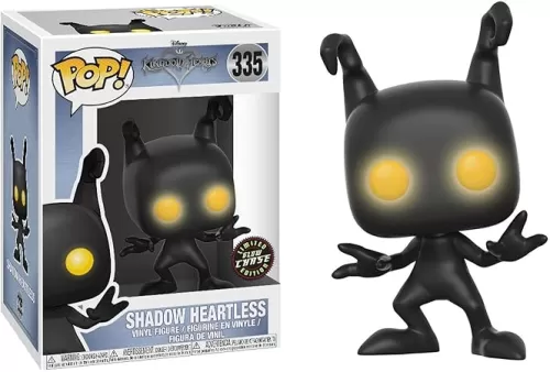 Funko Shadow Heartless (Chase Edition): Kingdom Hearts x POP! Disney Vinyl Figure & 1 POP! Compatible PET Plastic Graphical Protector Bundle [#335 / 21764 - B]