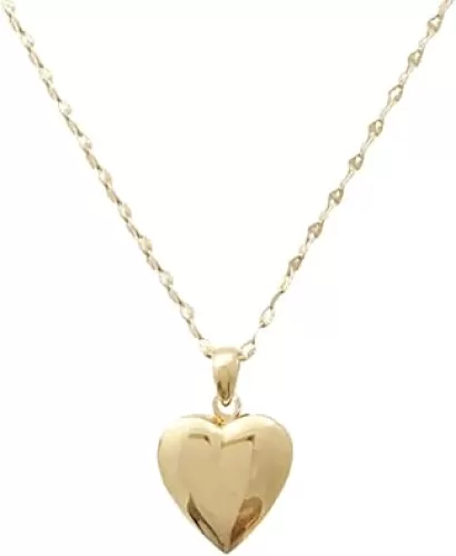 HONEYCAT Puffy Heart Locket in Gold, Rose Gold, or Silver | Minimalist, Delicate