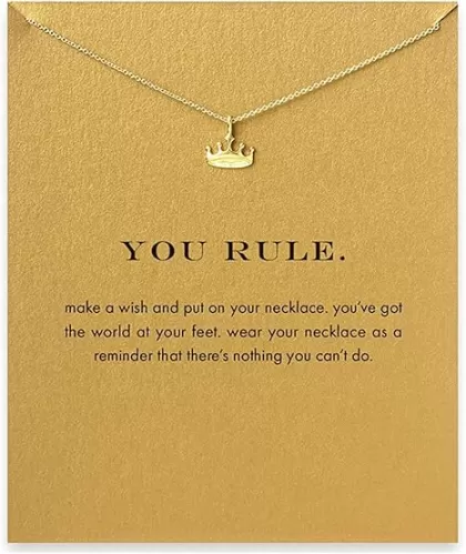 Hundred River Friendship Anchor Compass Necklace Good Luck Elephant Pendant Chain Necklace with Message Card