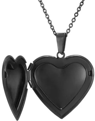 Jude Jewelers Stainless Steel Heart Shaped Locket Style Statement Party Wedding Promise Anniversary Pendant Necklace