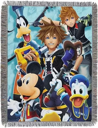 Northwest Kingdom Hearts, Ready for the Road, 48" x 60" Throw, Woven Tapestry Blanket