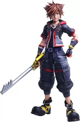 スクウェア・エニックス(SQUARE ENIX) Kingdom Hearts III Play Arts Kai Sora Ver.2 PVC Pre-Painted Action Figure