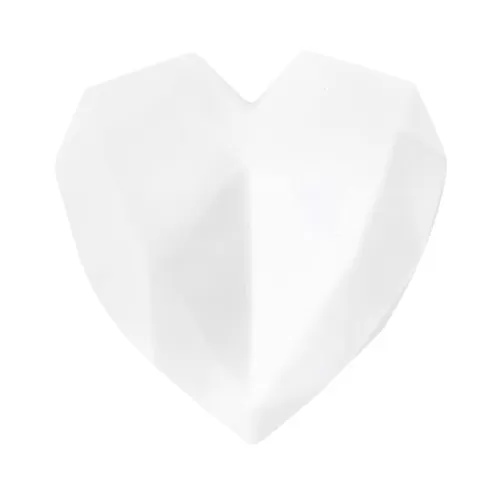 SUCCULENTS BOX Heart Shaped Soap (Milky White) - Scented 3D Heart Shaped Soap - Heart Shaped Gift Ideas for Valentine