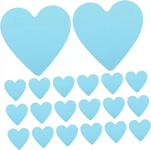 20Pcs Heart Shaped Non Slip Bathtub Safety Stickers Self Adhesive Slip Decals for Bathroom Shower and Floors and Easy to Install Non Slip Strips