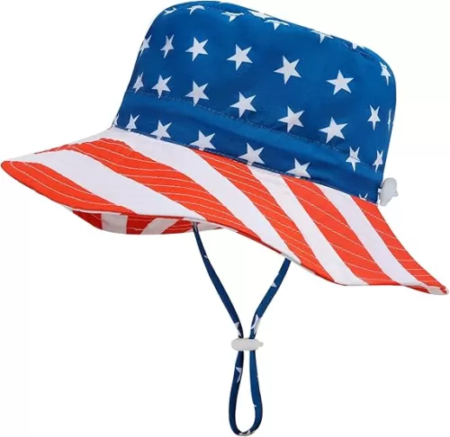 Baby Boy Sun Hat Baby Hats UPF 50+ Toddler Sun Hat Infant Sun Hats Kids Beach Summer Adjustable Bucket Hat