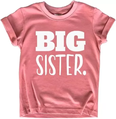 Big Sister Shirt Big Sister Announcement Toddler Shirts Promoted to Girls Outfit