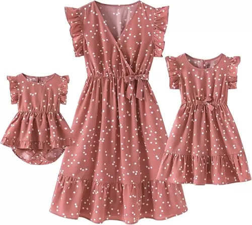 Mommy and Me Dresses - Family Matching Outfits for Women, Baby Girls - Great for Photos, Vacation and Mother