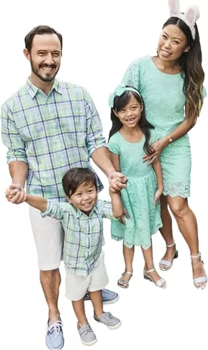 The Children's Place unisex child Mint To Be Matching Family Collection