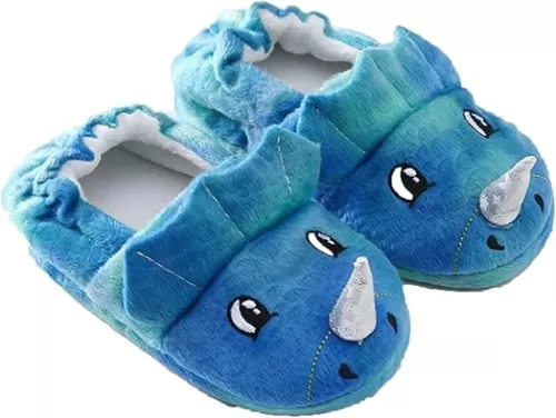 Toddler Girls Slippers Pink House Shoes Anti Slip Memory Foam Slippers for Girls