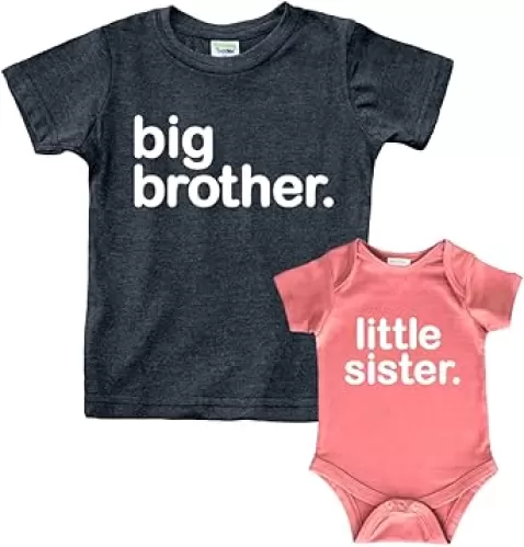 Unordinary Toddler Big Brother Little Sister Outfits Shirt Sibling Shirts Matching Baby Newborn Girl Outfit