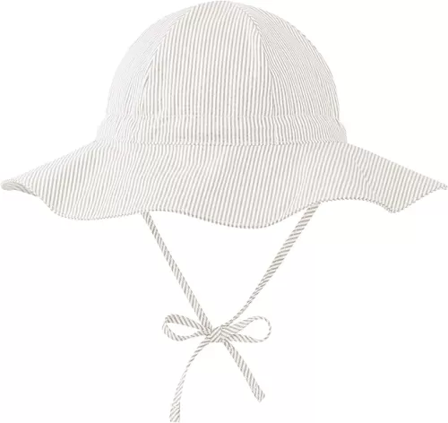 Zando Baby Sun Hat UPF 50+ Toddler Sun Protection Bucket Hats for Boys Girls Infant Wide Brim Beach Hat Baby Bucket Hat 0-4T