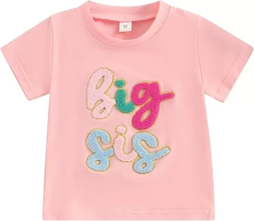 Cousin Crew Toddler Baby Boy Girl Lil Sis Big Bro Matching Outfits T Shirt Top Summer Clothes